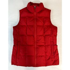 Land's End Puffer Vest 80% Down Full Zip Winter Snow - Size Small